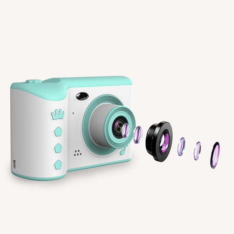 2.8 Inch Photo Mini Front Rear Digital Cameras Dual Lens Large Capacity Portable Kids Touch Screen High Definition Recording